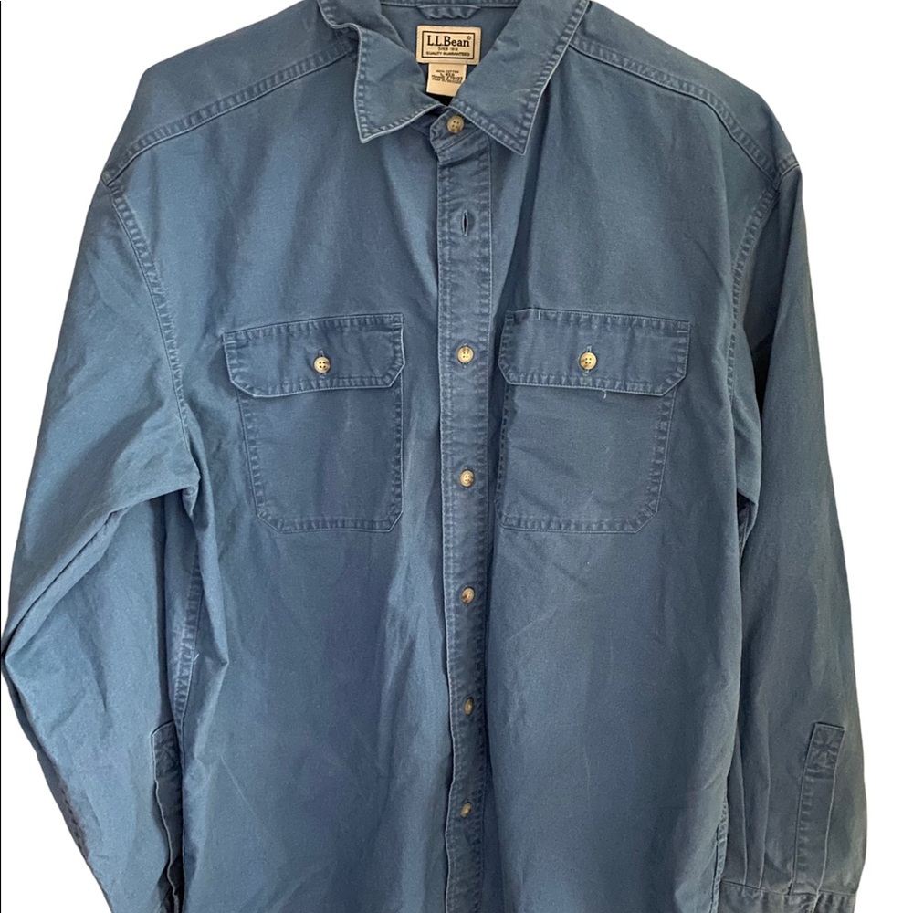 Long sleeve LLBean button down size large